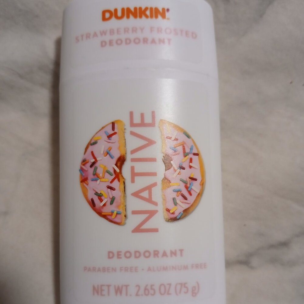 *Rare* Native x Dunkin Donuts Frosted Strawberry 🍓 Deodorant 🍩